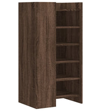 Schuhschrank Braun Eichen-Optik 52x37,5x100 cm Holzwerkstoff