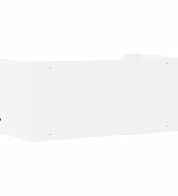 Wandregal Weiß 70,5x35x30,5 cm Holzwerkstoff