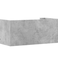 Wandregal Betongrau 70,5x35x30,5 cm Holzwerkstoff