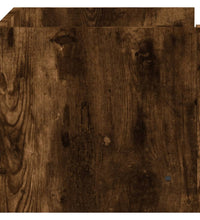 Wandregal Räuchereiche 70,5x35x30,5 cm Holzwerkstoff