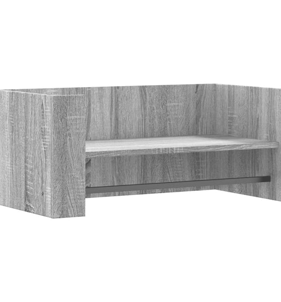 Wandregal Grau Sonoma 70,5x35x30,5 cm Holzwerkstoff