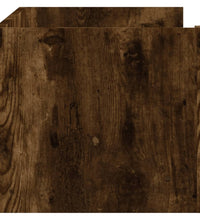 Wandregal Räuchereiche 100x35x30,5 cm Holzwerkstoff
