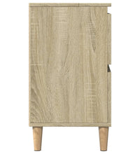 Waschbeckenunterschrank Sonoma-Eiche 80x33x60 cm Holzwerkstoff