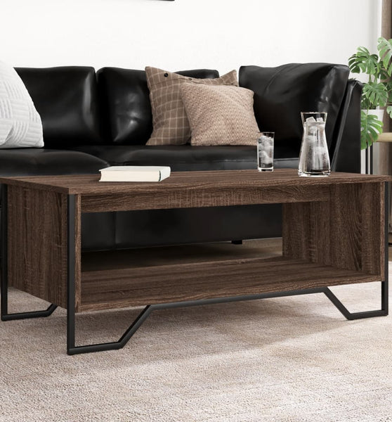 Couchtisch Braun Eichen-Optik 100x51x40 cm Holzwerkstoff