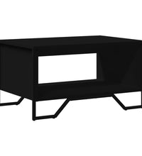 Couchtisch Schwarz 75x51x40 cm Holzwerkstoff