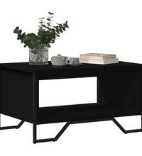 Couchtisch Schwarz 75x51x40 cm Holzwerkstoff