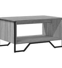 Couchtisch Grau Sonoma 75x51x40 cm Holzwerkstoff