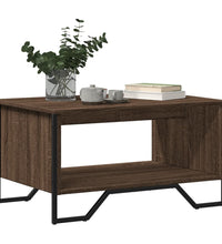 Couchtisch Braun Eichen-Optik 75x51x40 cm Holzwerkstoff