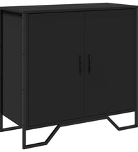 Sideboard Schwarz 78x35,5x74,5 cm Holzwerkstoff