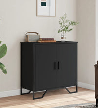 Sideboard Schwarz 78x35,5x74,5 cm Holzwerkstoff