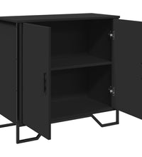 Sideboard Schwarz 78x35,5x74,5 cm Holzwerkstoff