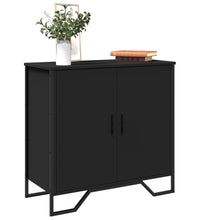 Sideboard Schwarz 78x35,5x74,5 cm Holzwerkstoff