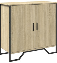 Sideboard Sonoma-Eiche 78x35,5x74,5 cm Holzwerkstoff