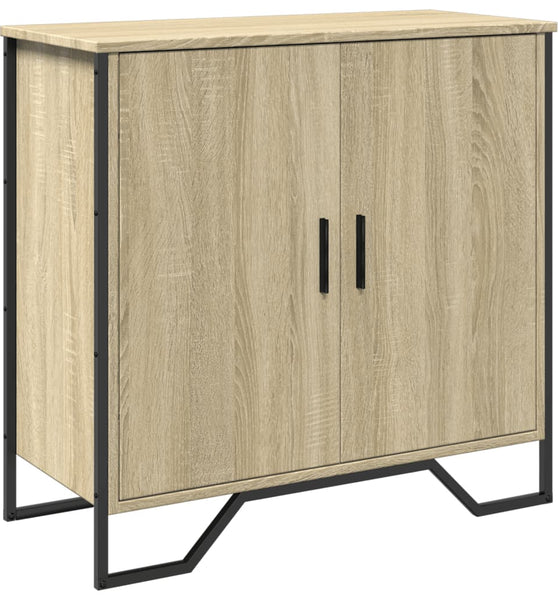 Sideboard Sonoma-Eiche 78x35,5x74,5 cm Holzwerkstoff