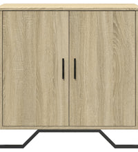 Sideboard Sonoma-Eiche 78x35,5x74,5 cm Holzwerkstoff