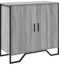 Sideboard Grau Sonoma 78x35,5x74,5 cm Holzwerkstoff