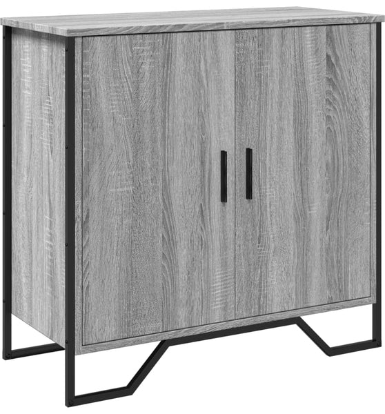 Sideboard Grau Sonoma 78x35,5x74,5 cm Holzwerkstoff