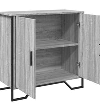 Sideboard Grau Sonoma 78x35,5x74,5 cm Holzwerkstoff