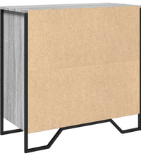 Sideboard Grau Sonoma 78x35,5x74,5 cm Holzwerkstoff