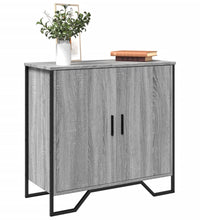 Sideboard Grau Sonoma 78x35,5x74,5 cm Holzwerkstoff