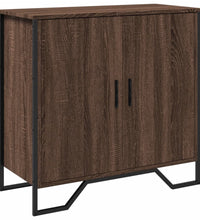 Sideboard Braun Eichen-Optik 78x35,5x74,5 cm Holzwerkstoff