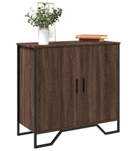 Sideboard Braun Eichen-Optik 78x35,5x74,5 cm Holzwerkstoff