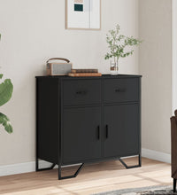 Sideboard Schwarz 79,5x35,5x74,5 cm Holzwerkstoff