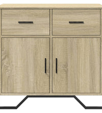 Sideboard Sonoma-Eiche 79,5x35,5x74,5 cm Holzwerkstoff