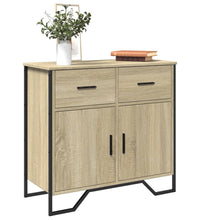 Sideboard Sonoma-Eiche 79,5x35,5x74,5 cm Holzwerkstoff