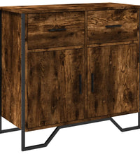 Sideboard Räuchereiche 79,5x35,5x74,5 cm Holzwerkstoff