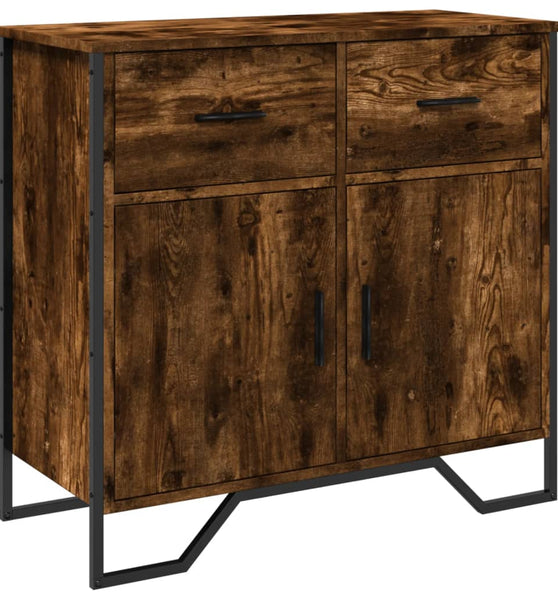 Sideboard Räuchereiche 79,5x35,5x74,5 cm Holzwerkstoff