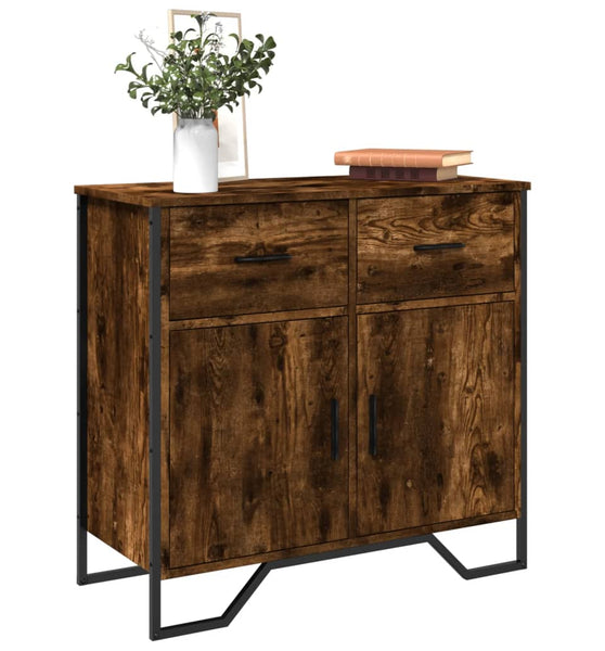 Sideboard Räuchereiche 79,5x35,5x74,5 cm Holzwerkstoff