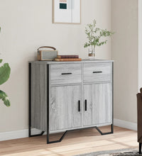 Sideboard Grau Sonoma 79,5x35,5x74,5 cm Holzwerkstoff