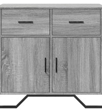 Sideboard Grau Sonoma 79,5x35,5x74,5 cm Holzwerkstoff