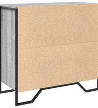 Sideboard Grau Sonoma 79,5x35,5x74,5 cm Holzwerkstoff