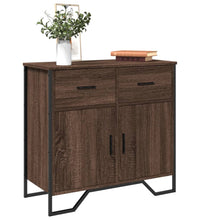 Sideboard Braun Eichen-Optik 79,5x35,5x74,5 cm Holzwerkstoff