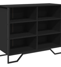 Sideboard Schwarz 91x35,5x74,5 cm Holzwerkstoff