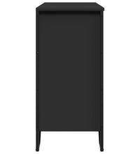 Sideboard Schwarz 91x35,5x74,5 cm Holzwerkstoff