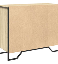 Sideboard Sonoma-Eiche 91x35,5x74,5 cm Holzwerkstoff