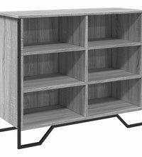 Sideboard Grau Sonoma 91x35,5x74,5 cm Holzwerkstoff