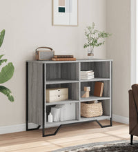 Sideboard Grau Sonoma 91x35,5x74,5 cm Holzwerkstoff