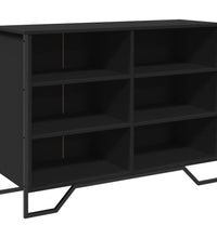 Sideboard Schwarz 101x35,5x74,5 cm Holzwerkstoff