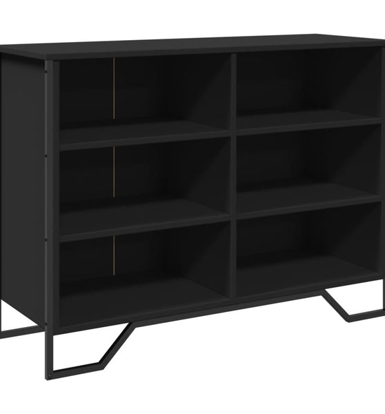 Sideboard Schwarz 101x35,5x74,5 cm Holzwerkstoff