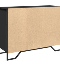 Sideboard Schwarz 101x35,5x74,5 cm Holzwerkstoff