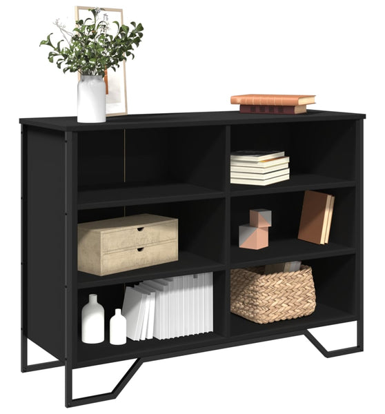 Sideboard Schwarz 101x35,5x74,5 cm Holzwerkstoff