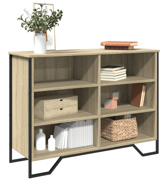 Sideboard Sonoma-Eiche 101x35,5x74,5 cm Holzwerkstoff