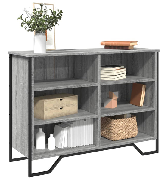 Sideboard Grau Sonoma 101x35,5x74,5 cm Holzwerkstoff