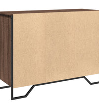 Sideboard Braun Eichen-Optik 101x35,5x74,5 cm Holzwerkstoff