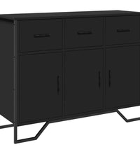 Sideboard Schwarz 97x32,5x74,5 cm Holzwerkstoff