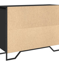 Sideboard Schwarz 97x32,5x74,5 cm Holzwerkstoff